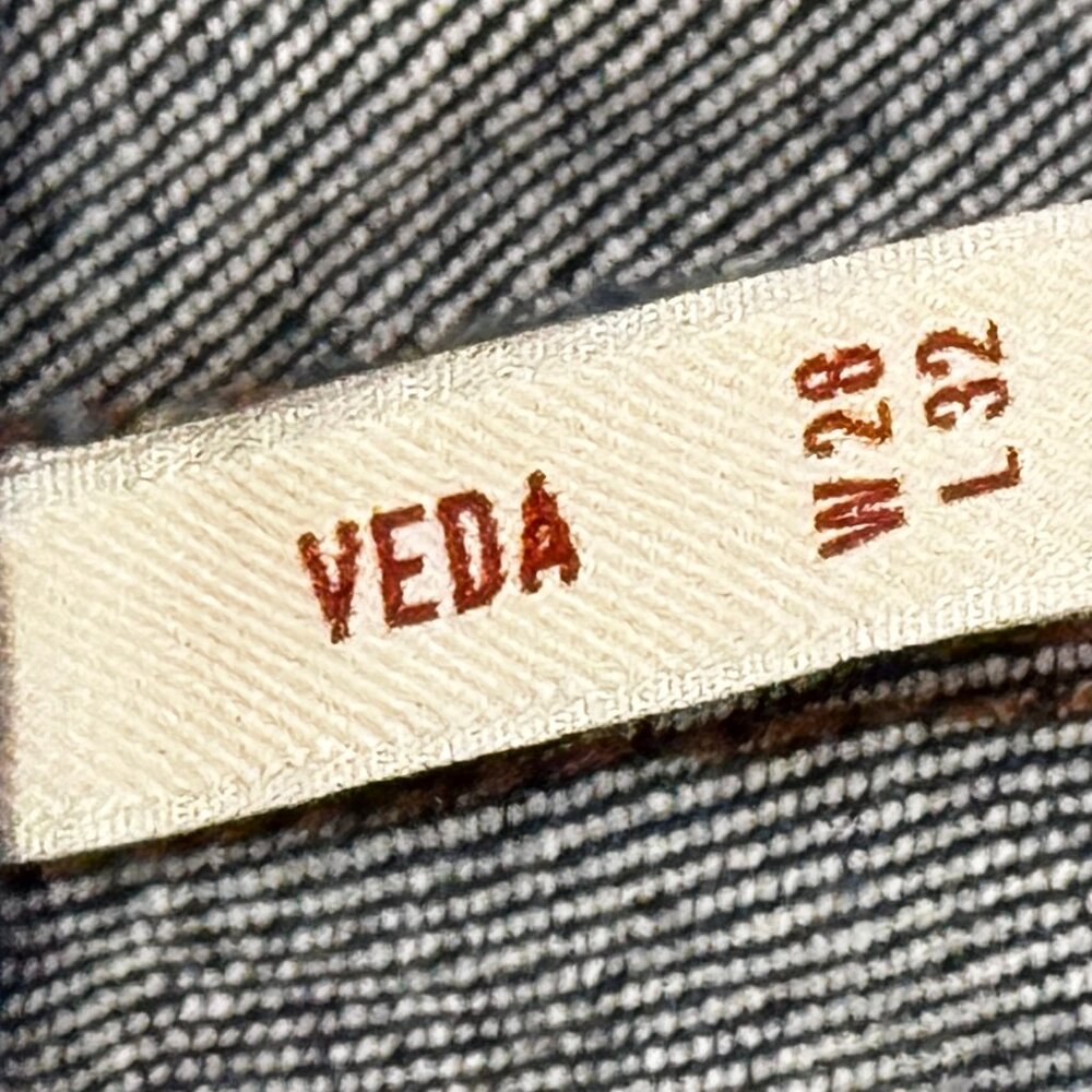 NWT DRIFTWOOD JEANS Medium Wash Veda X Harmony Flare Leg Jeans Size 28 - Picture 8 of 14
